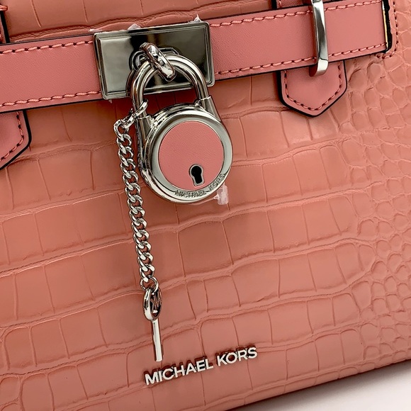 MICHAEL KORS
Hamilton Small Crocodile Embossed Faux
Satchel
Color:PRIMROSE - Picture 9 of 15